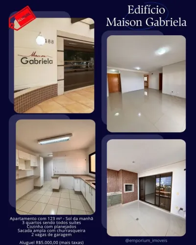 LOCAÇÃO  EDIFÍCIO MAISON GABRIELA  SANTA ROSA