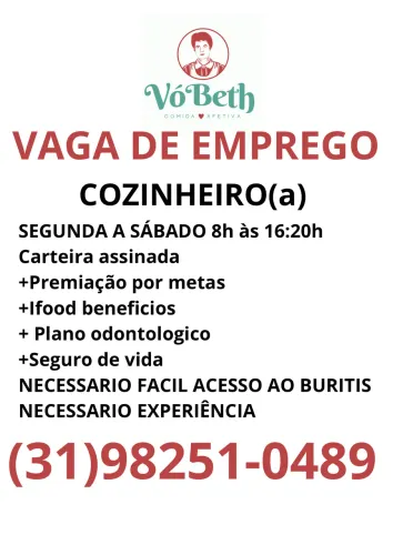 VAGA DE EMPREGO