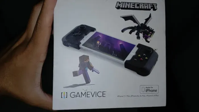 Controle para Iphone Gamevice - Minecraft Edition