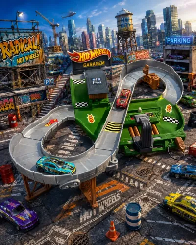Pista Hot Wheels City Speedway