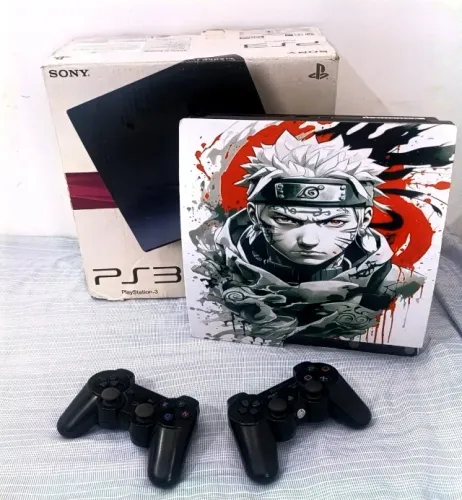 Ps3 Slim C/ Caixa e + de 14 Mil Jogos - Ac cartão