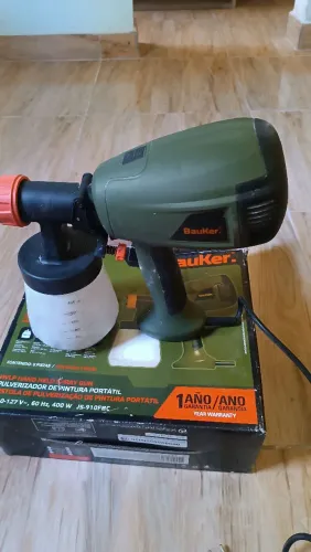 Pulverizador de pintura portátil bauker