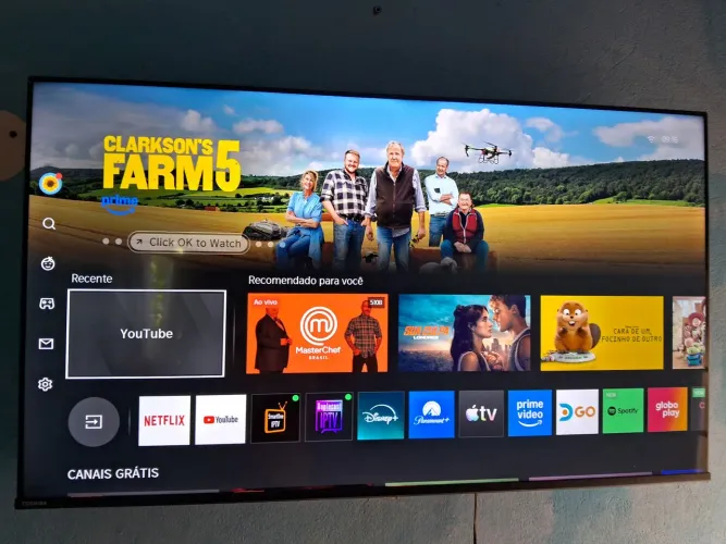 Televisão Toshiba 50 polegadas - 900,00