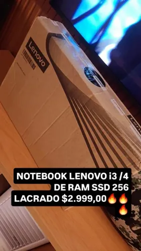 NOTEBOOK CORE I3 256 SSD LACRADO!