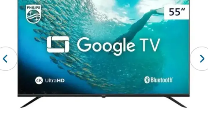 Smart TV Philips 55" LED UHD 4K 55PUG7019/78 