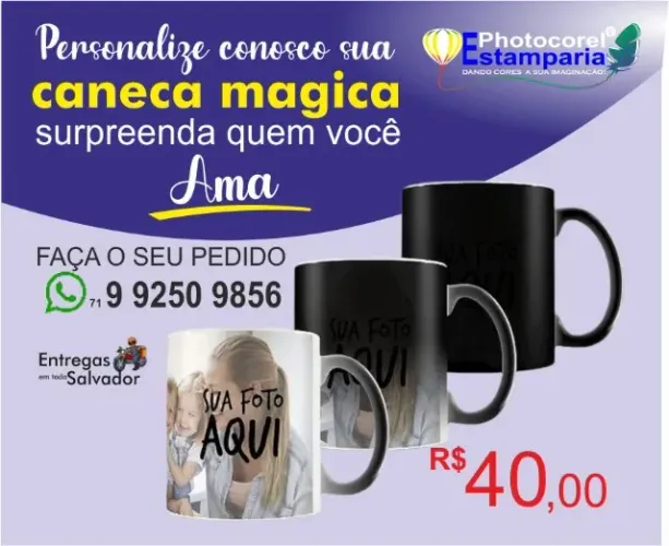 CANECA MAGICA PERSONALIZADA