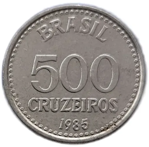 Moedas de 500 cruzeiros