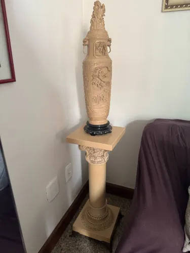 Coluna grega decoracao antiguidade