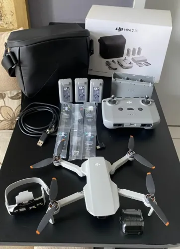 Drone Dji Mini 2 Se Fly Combo 4k 3 Baterias Bolsa Carregador