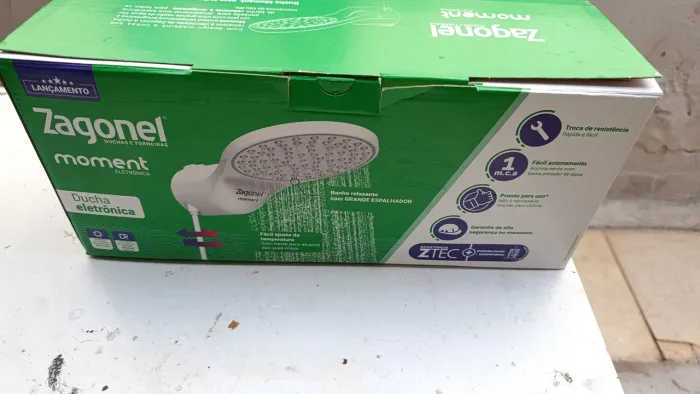 Chuveiro Zagonel 127v novo