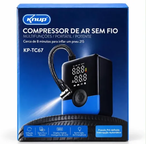 Compressor de Ar sem fio