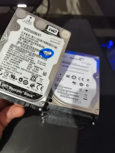 Lote 8 HD 250Gb de notebook saúde 100%