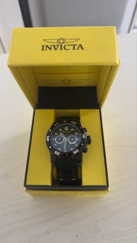 Relógio Invicta Reserve Venom 0076 Cronógrafo Swiss Made Preto