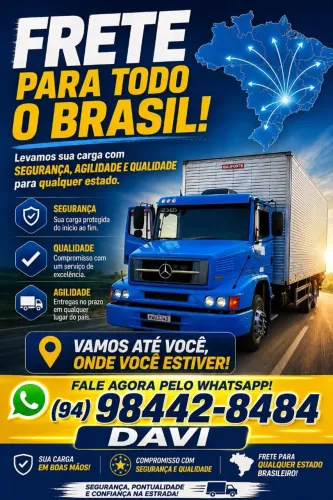 frete e mudanças