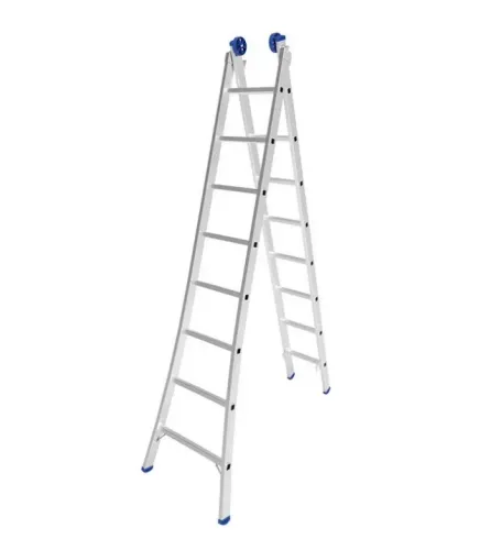 Escada Extensiva de Alumínio Mor 2x8 16 degraus 150kg