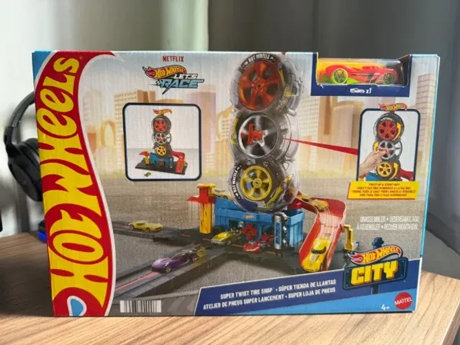 Pista Hot Wheels City - Super Loja de Pneus (Lacrado)