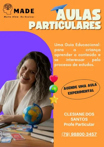Aulas particulares do infantil ao ensino médio