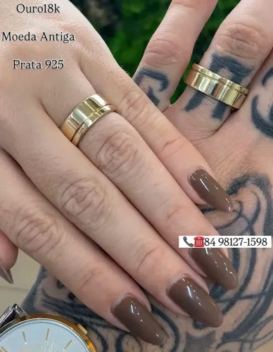 Par Alianças 8mm Pronta Entrega 