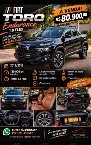 Fiat Toro Endurence 1.8 16V Flex Aut. 2019