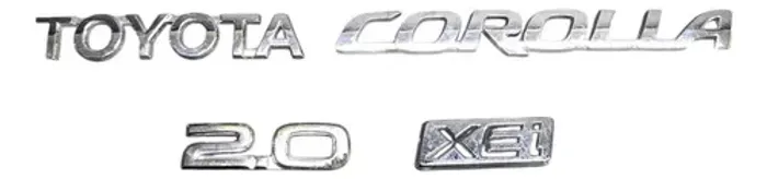 Emblema Traseiro Toyota Corolla 2.0 2009 2010 A 2014