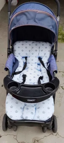 CARRINHO DE BEBÊ COSCO + ALMOFADA REDUTORA