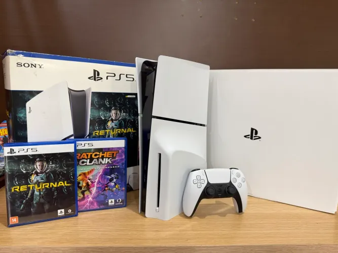 PlayStation 5 Slim Mídia Física - Vendo ou Troco
