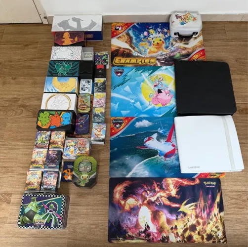 Coleção de cartas Pokémon 100% originais