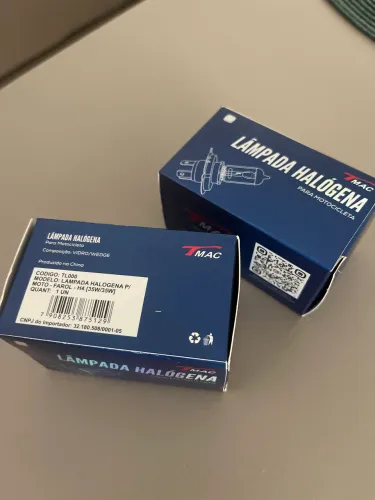 Lâmpada nova H4 35/35w para moto