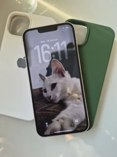 Iphone 13 perfeito estado de novo icloud livre face id ok