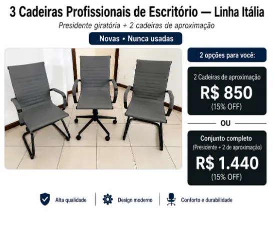 cadeiras de escritório