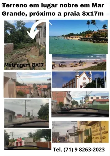 ? SEU TERRENO NA ILHA DE MAR GRANDE - VERA CRUZ!