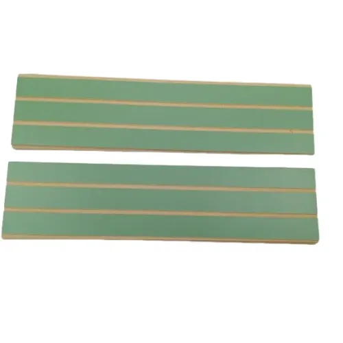 PLACA DECORATIVA RIPADA MDF VERDE AUTOADESIVA 45x11cm KIT 20 UNIDADES