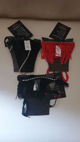 Calcinha de luxo com bijuteria Sensualle 