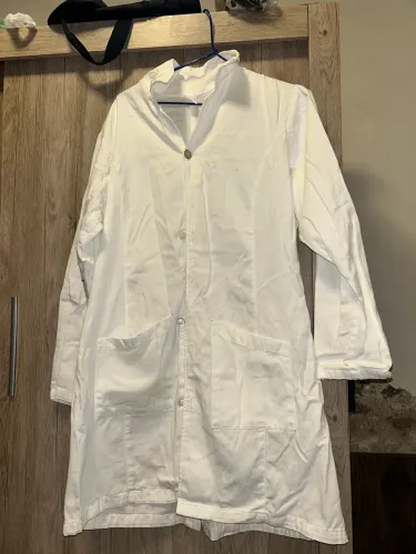 Vendo jaleco branco de algodão