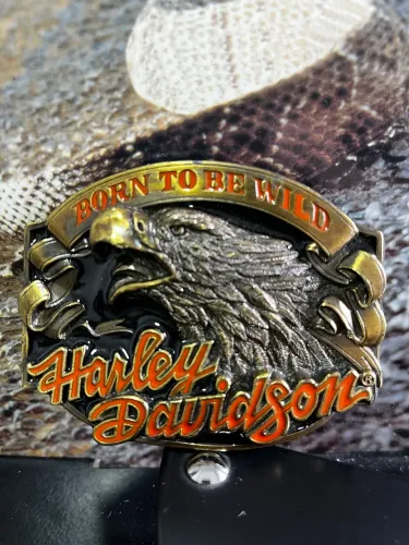 Fivela original Harley Davidson anos 90 linda
