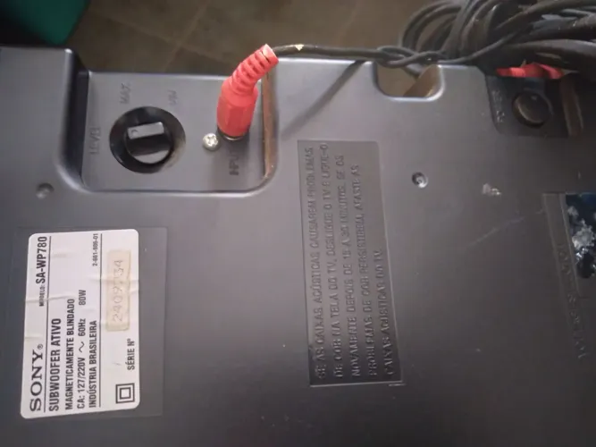 Vendo sub woofer ativo sony obs: não faço envio