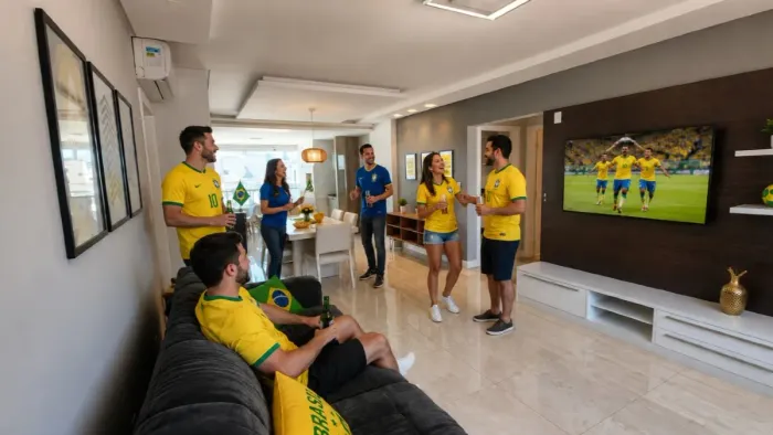 Apartamento Mobiliado com 3 Suítes no Edifício Solar do Tamarindo no Centro de Balneário C