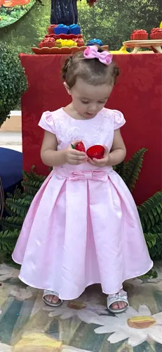 Vestido festa infantil