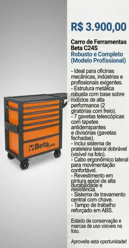 Carro de ferramentas BETA