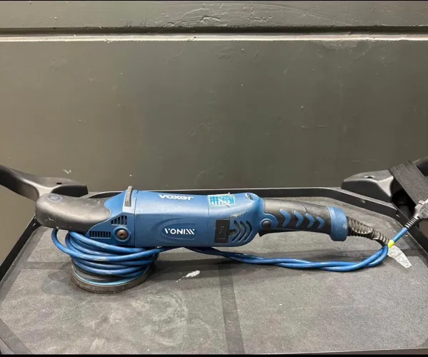 Politriz Roto Orbital Vonixx 5 Polegadas Voxer 15mm Azul em ótimo estado 