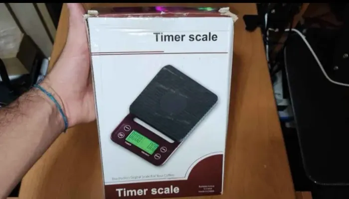 Balança Digital Para Café Com Cronômetro Alta Precisão 5kg/0.1g
