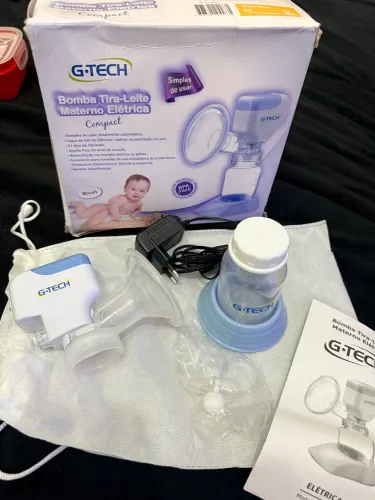 Bomba Tira-Leite Materno Elétrica G.Tech