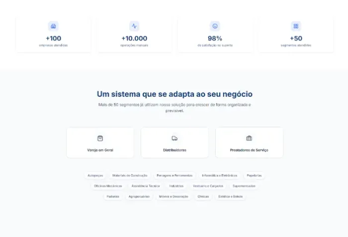 R$ 89,90 SISTEMA PARA SUA EMPRESAS - CONTROLE DE ESTOQUE, NFE. PDV.
