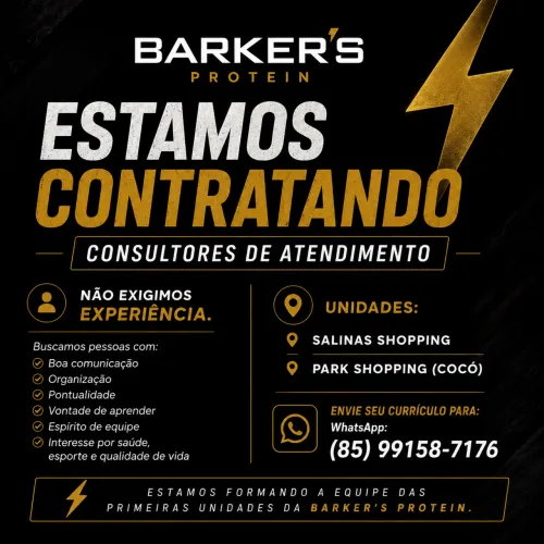 Consultor(a) de Atendimento - Barker?s Protein