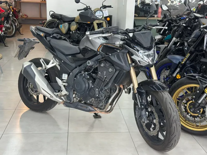 Honda CB500F 2023 Prata - Mepal Motos