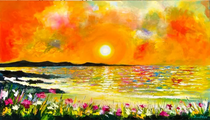 Tela arte paisagem 1.40×0.80