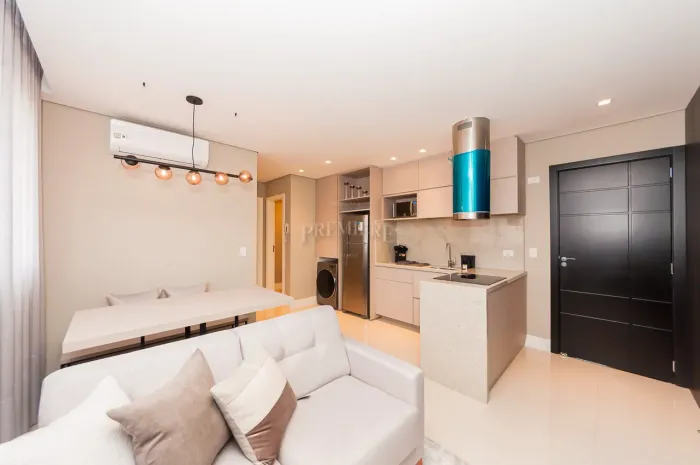 Apartamento para alugar, 43 m² por R$ 5.736,00/mês - São Francisco - Curitiba/PR