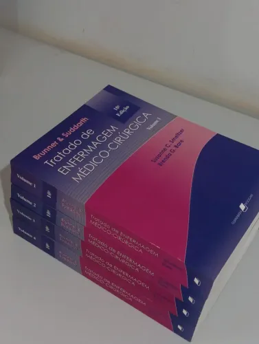 Tratado de Enfermagem Médico Cirúrgica, Brunner & Suddarth, 10° edição, 4 volumes