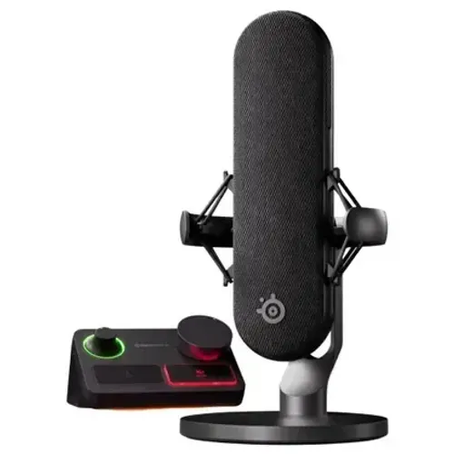 Microfone Gamer Steelseries Alias Pro Xlr Stream - 61596 Cor Preto