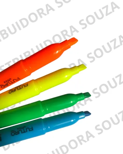 4 UNIDADES DE MARCA-TEXTO SORTIDOS OU SÓ DE UMA COR